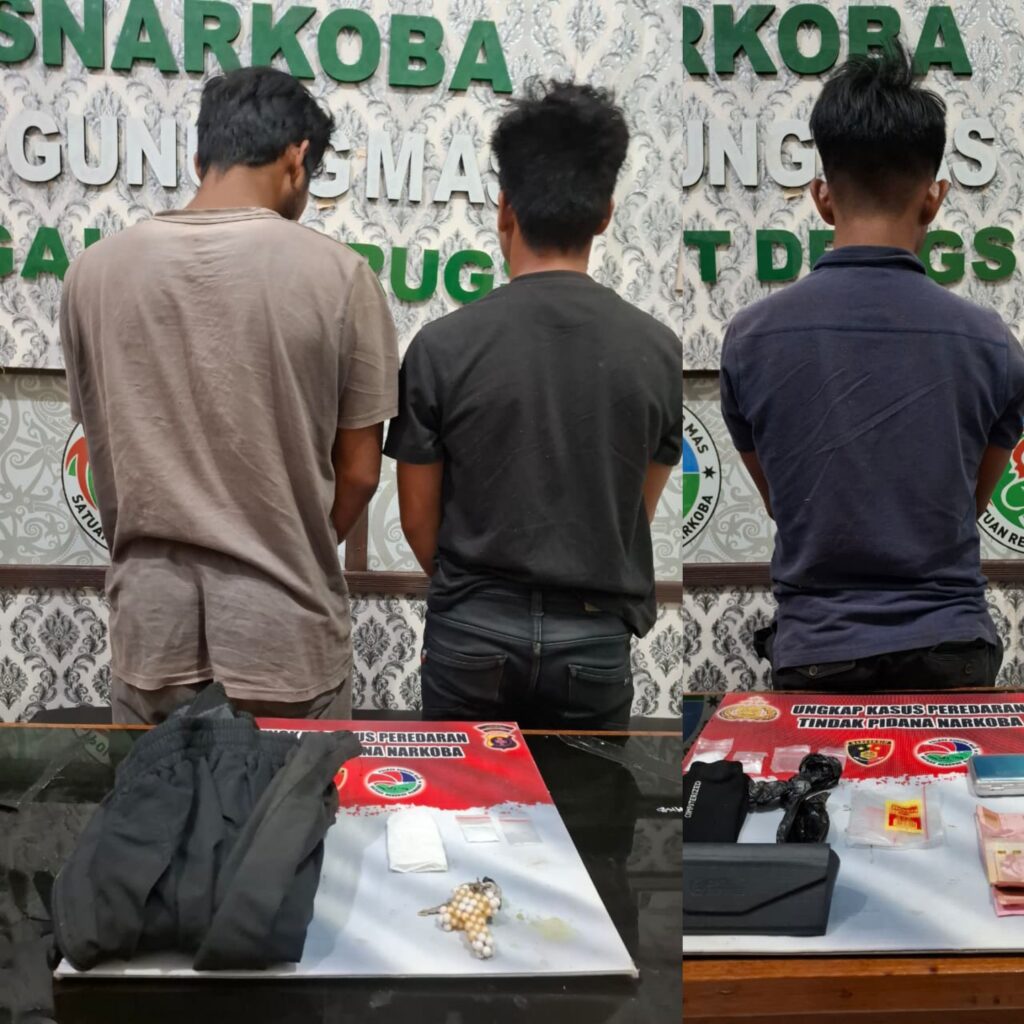 Polisi Bongkar Jaringan Pengedar Sabu di Desa Takaras, Tiga Pelaku Diamankan