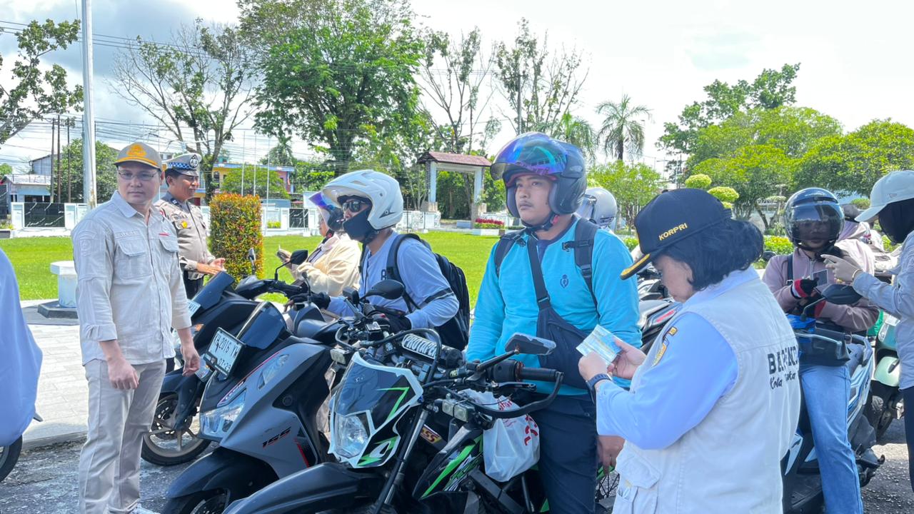 Bapenda Kota Palangka Raya Gelar Operasi Penertiban Pajak Kendaraan