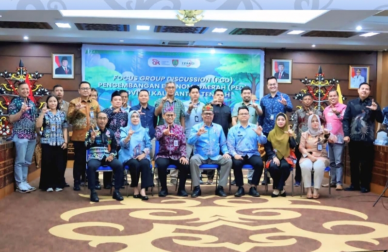 DiskopUKM Kalteng Hadiri FGD PED, Perkuat Sinergi Lintas Sektor Dorong Pertumbuhan Ekonomi Daerah Berbasis Potensi Lokal