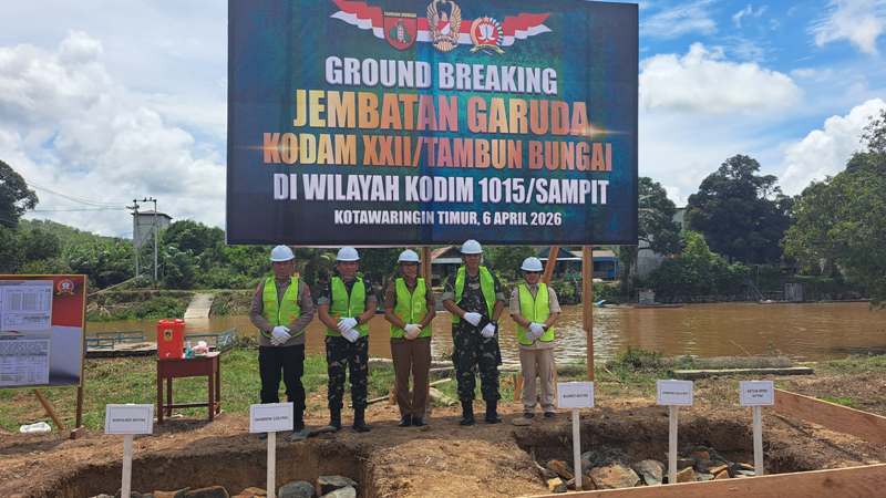 DPRD Kotim Apresiasi Pembangunan Jembatan Garuda, Bantu Akses Anak Sekolah di Desa Terpencil
