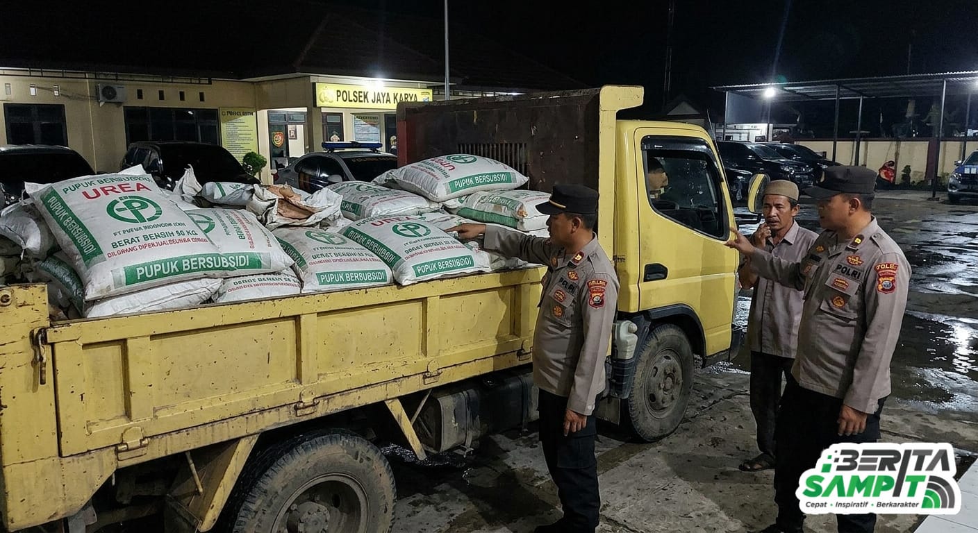 Satu Truk Pupuk Subsidi Diamankan, Diduga Akan Disalurkan ke Pengusaha Sawit