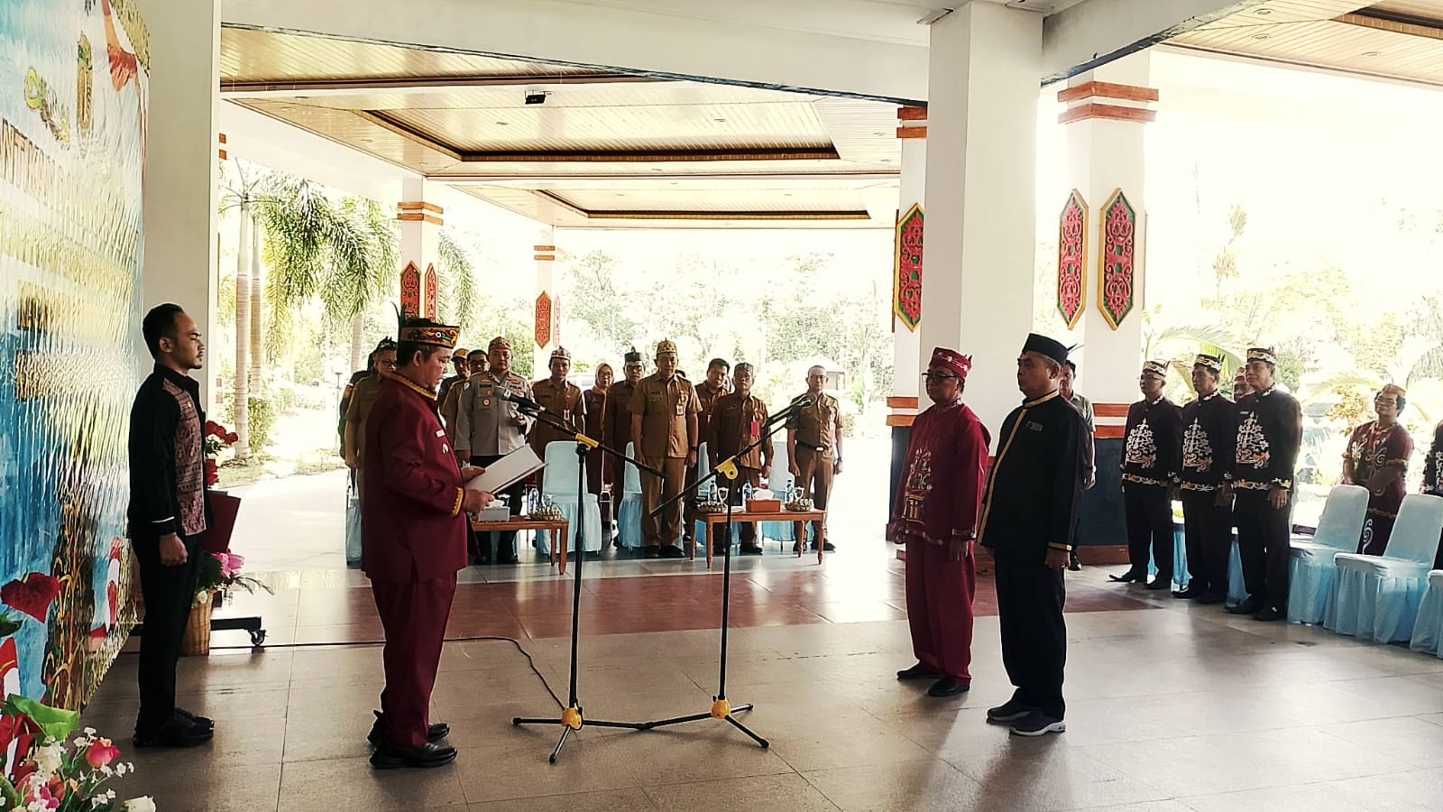 Bupati Katingan Lantik Damang Mandawai dan Tasik Payawan, Ini Pesannya