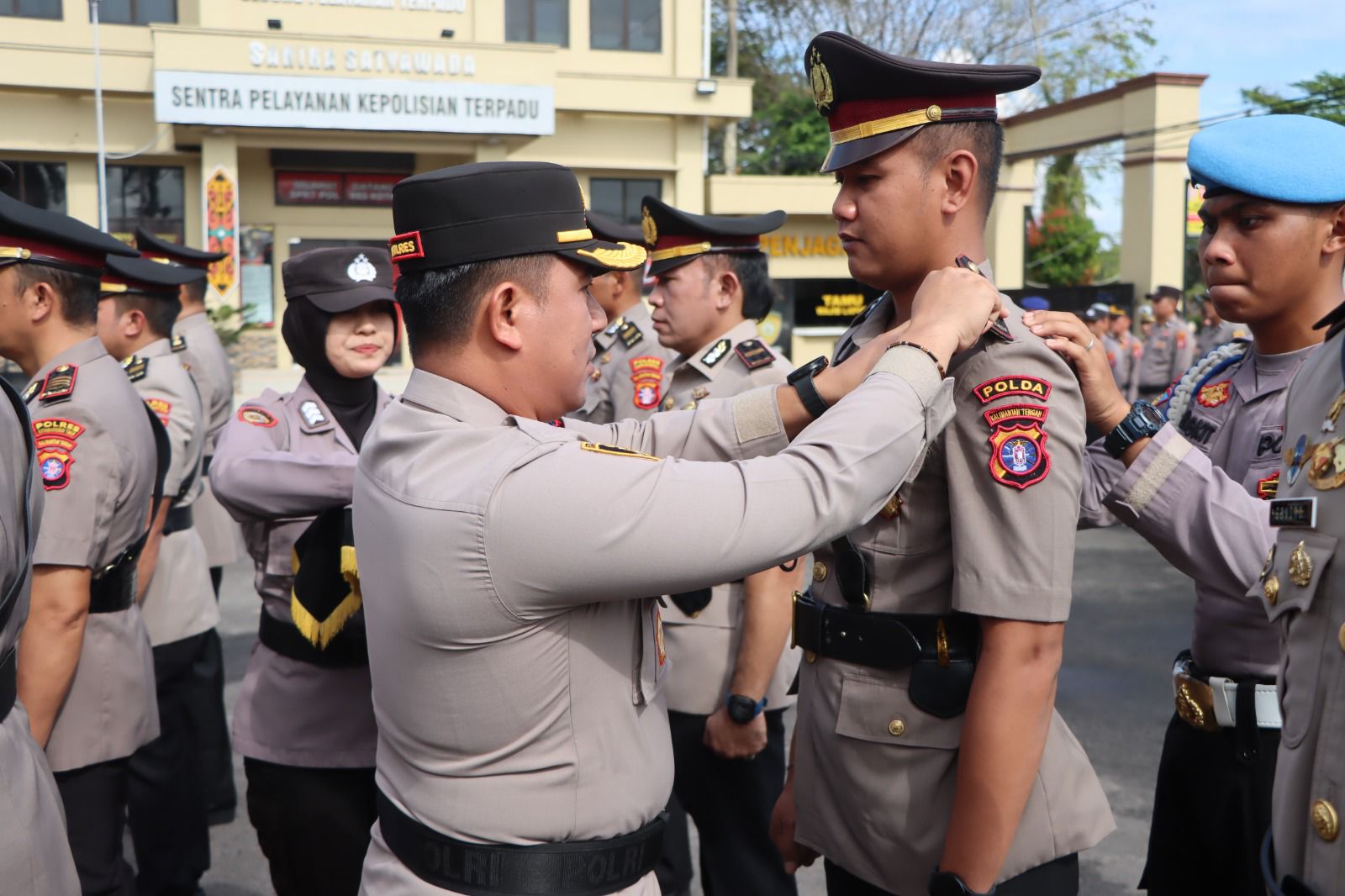 Kapolres Kotim Lantik Wajah Baru di Sejumlah Jabatan Strategis