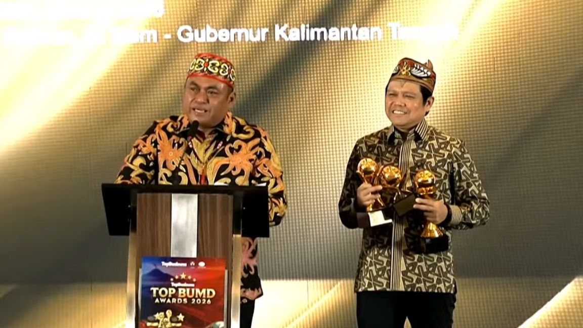 Bank Kalteng Sabet Predikat Tertinggi di Top BUMD Awards 2026