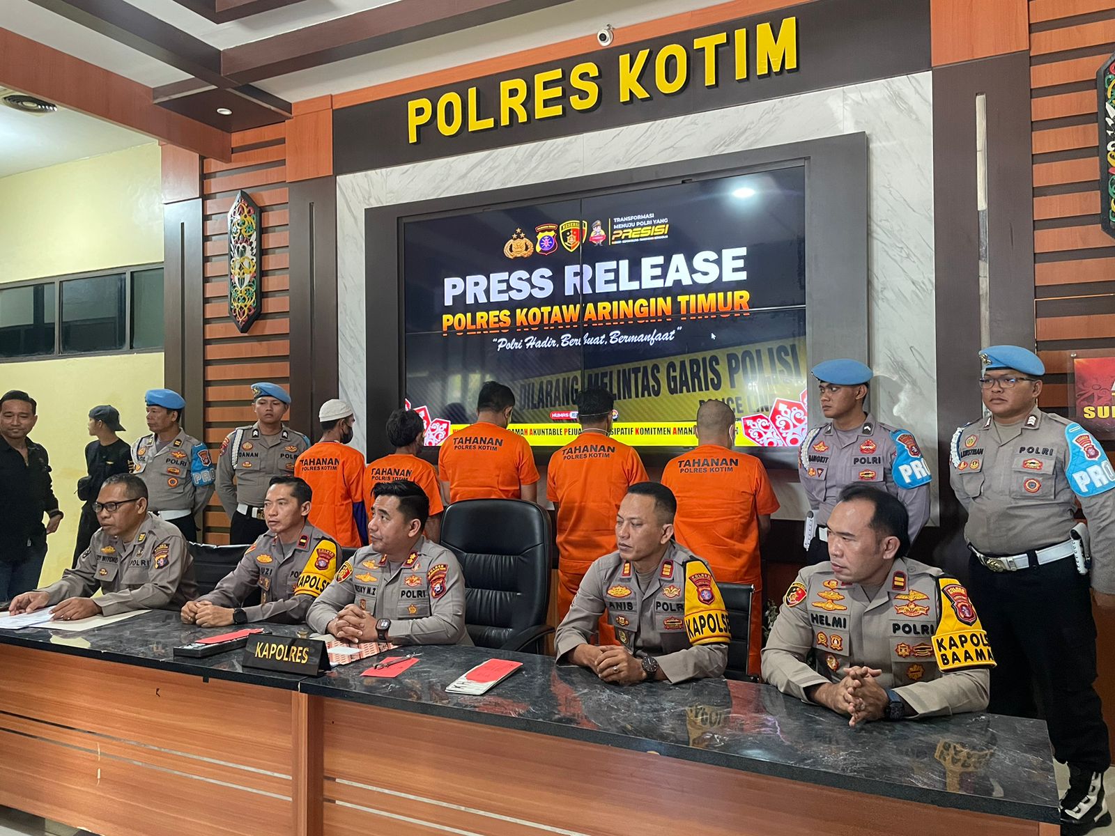 Modus Beragam, 5 Pelaku Curanmor dan Penggelapan Motor di Kotim Dibekuk Polisi