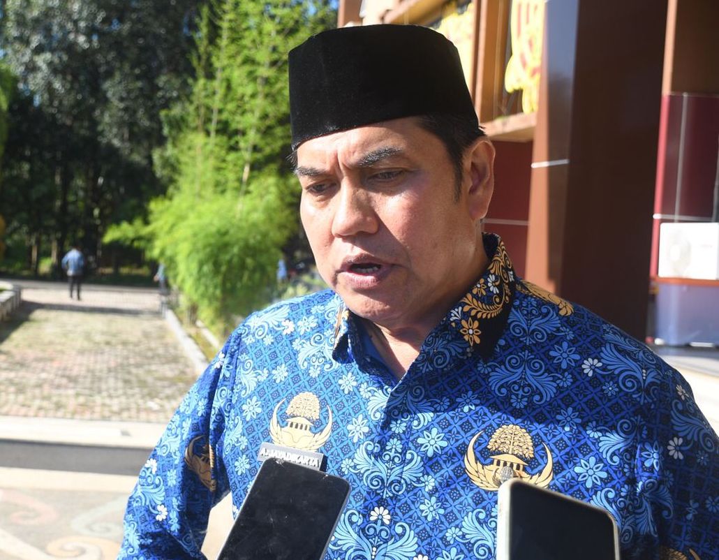 Wabup Pulang Pisau Pimpin Apel Korpri, Tegaskan ASN Disiplin Terapkan WFH