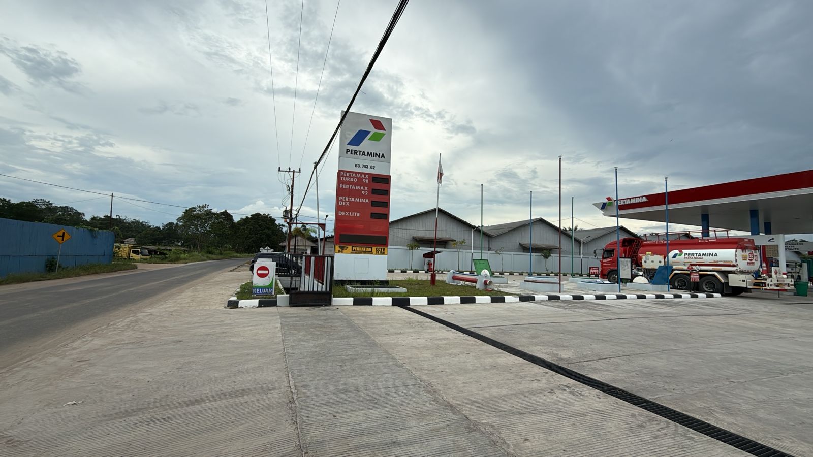 Tidak Ada Kendala Distribusi, Aktivitas di SPBU Telaga Baru Berjalan Normal