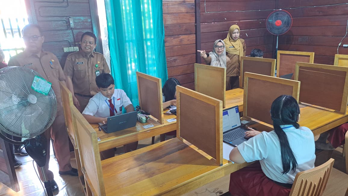 Disdik Kotim Pantau Tes Kemampuan Akademik Perdana Jenjang Sekolah Dasar
