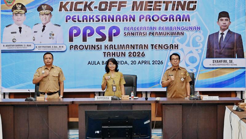 Pemprov Kalteng Targetkan 30 Persen Sanitasi Aman di 2026