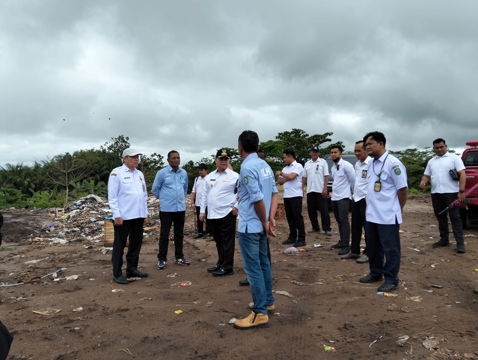 Bupati Kotim Tinjau TPA Km 14, Pengelolaan Sampah Sudah Sesuai Ketentuan