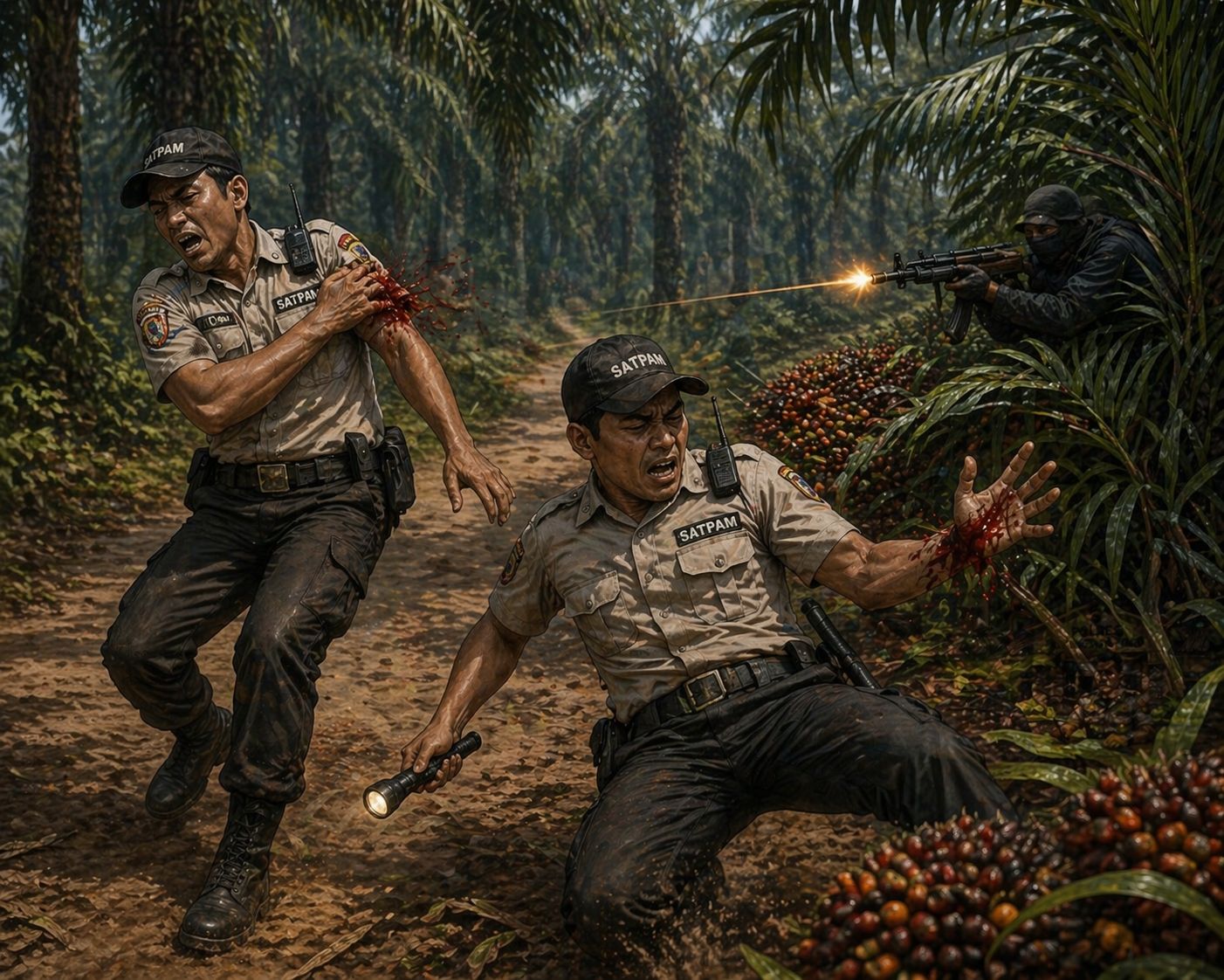 Dua Petugas Keamanan di Kotim Ditembak Orang Tak Dikenal di Kebun Sawit