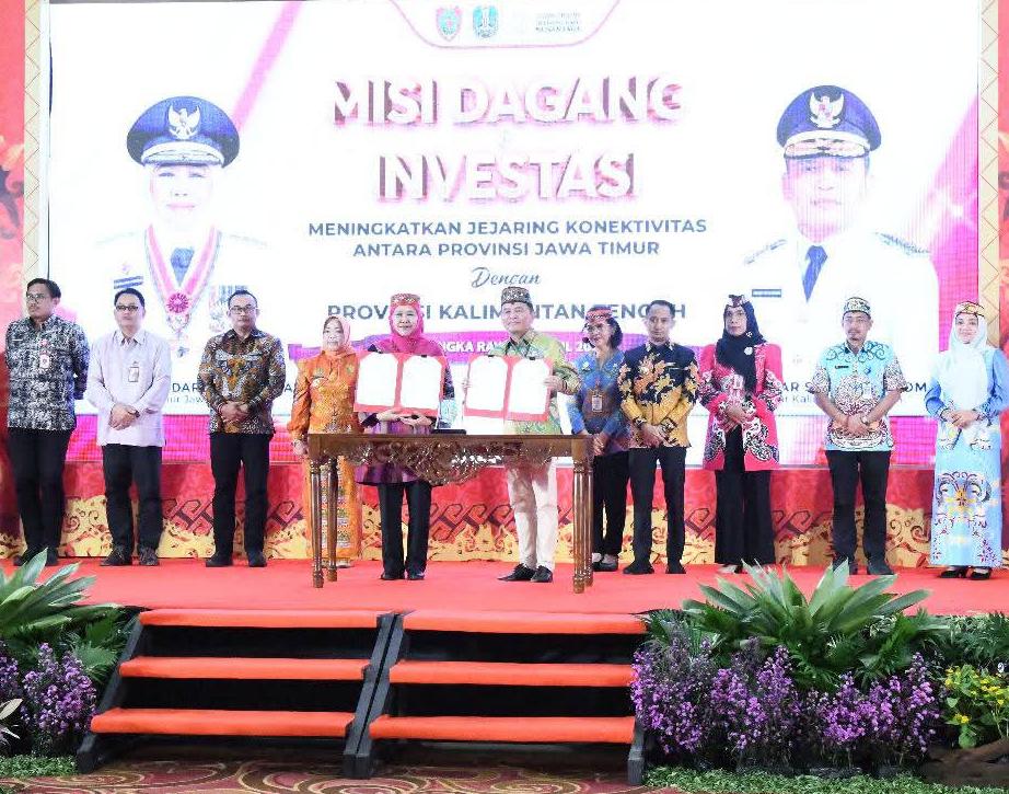 Misi Dagang Jatim-Kalteng di Palangka Raya Catat Transaksi Rp2,5 Triliun