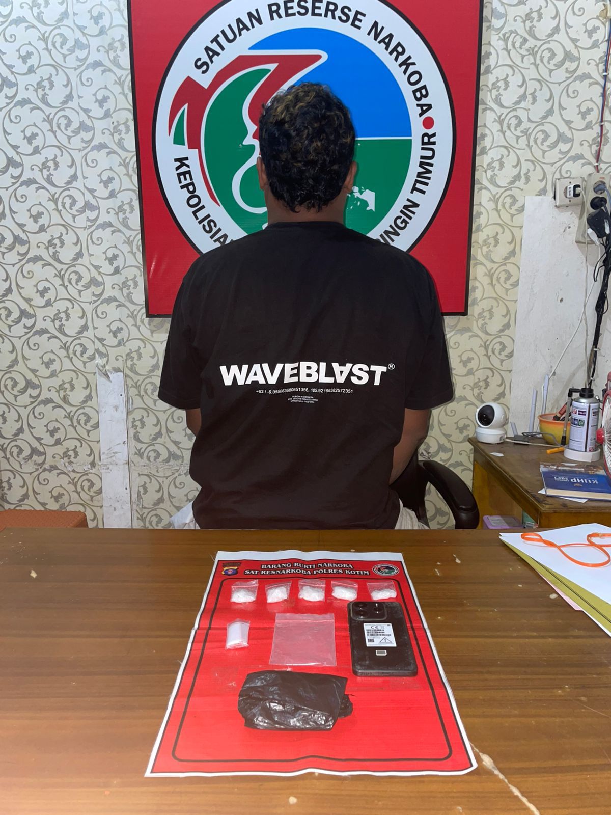 Polres Kotim Tangkap Pengedar, Sabu Seberat 19,67 Gram Diamankan