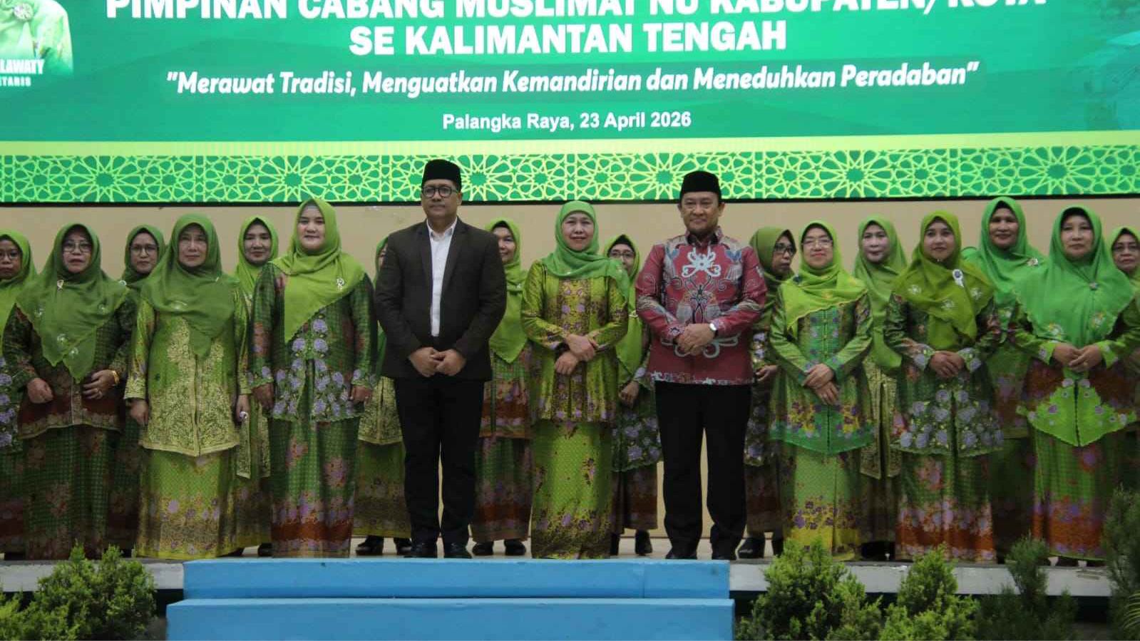Wagub Kalteng Minta Muslimat NU Aktif Dukung Asta Cita dan KHBS