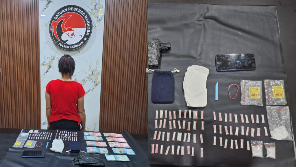 70 Paket Sabu Ditemukan di Lemari, Perempuan di Katingan Ditangkap Polisi