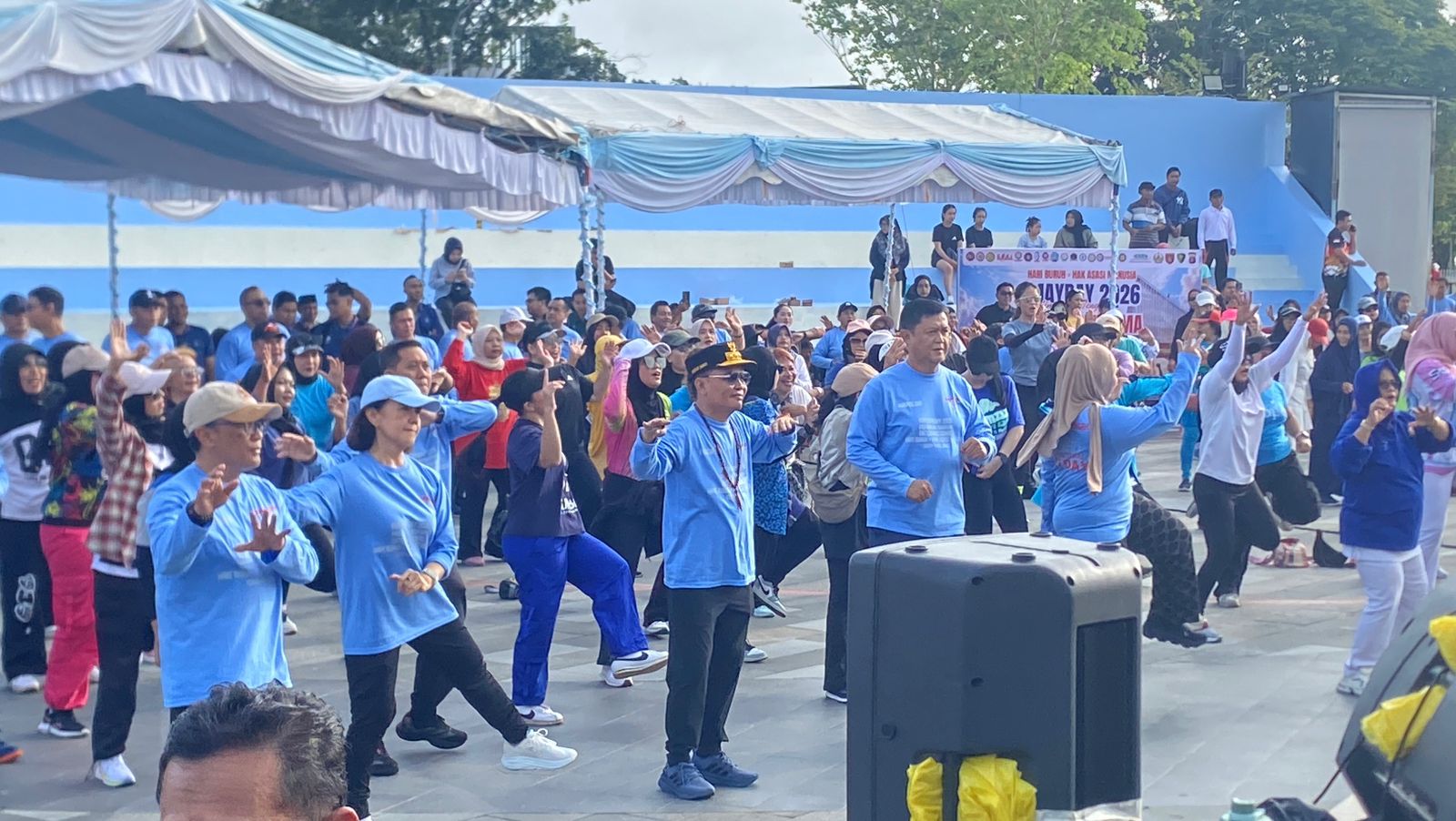 May Day 2026 di Kalteng Tanpa Demo, Buruh Pilih Senam hingga Potong Tumpeng
