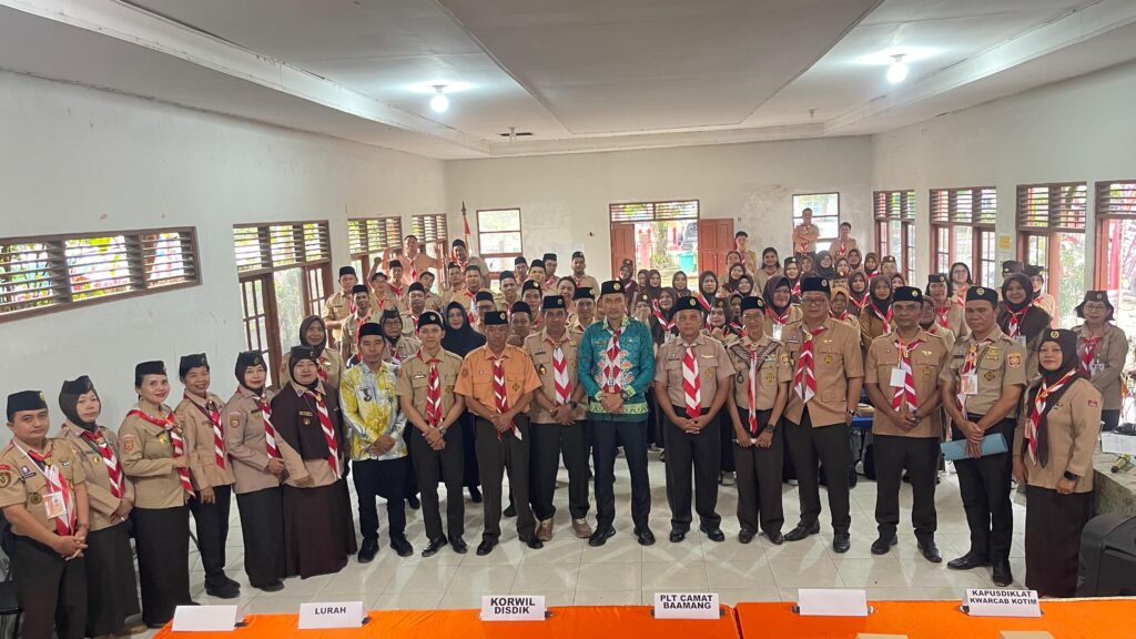 Puluhan Guru dan Kepala Sekolah Ikuti KMD Pramuka di Baamang