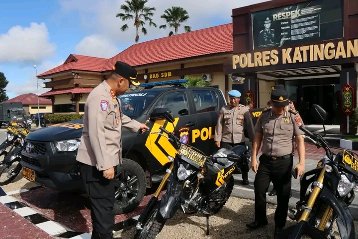 Kapolres Katingan Apresiasi Bantuan Ranmor Dari Kapolri