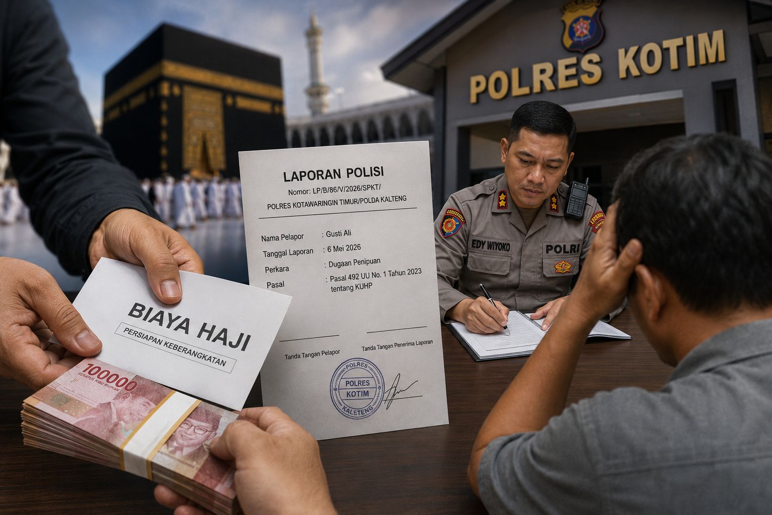Polisi Selidiki Dugaan Penipuan Keberangkatan Haji Di Kotim Yang Rugikan Warga Hingga Ratusan Juta Rupiah