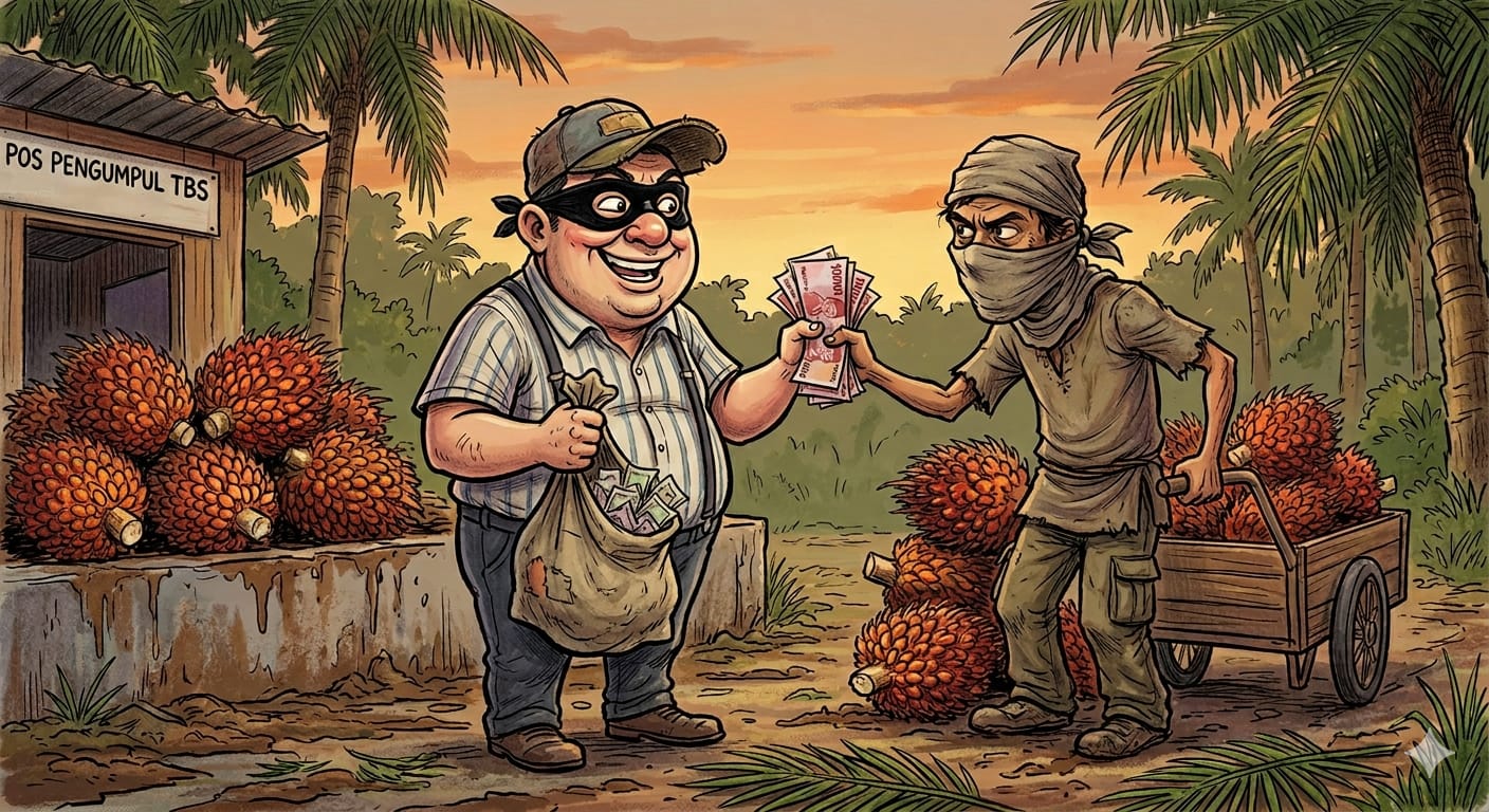Aksi Garong Sawit Yang Untung Bukan Malingnya Saja, Petani Minta Sikat Pengepul Nakal