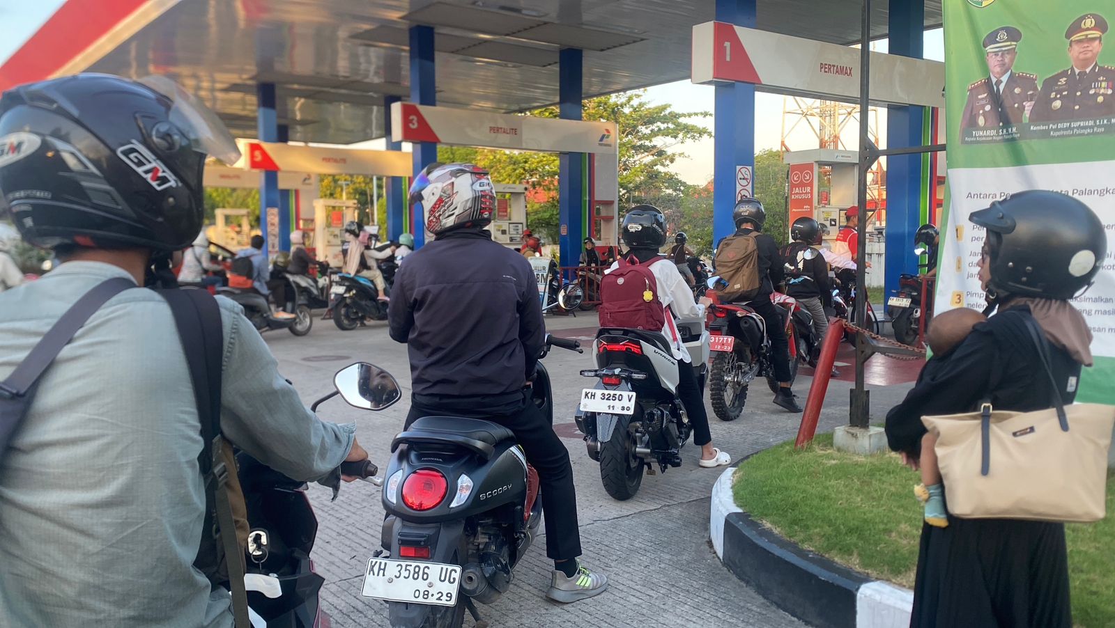 Pertamax Tembus Rp 16.650, Antrean Bbm Di Palangka Raya Masih Landai