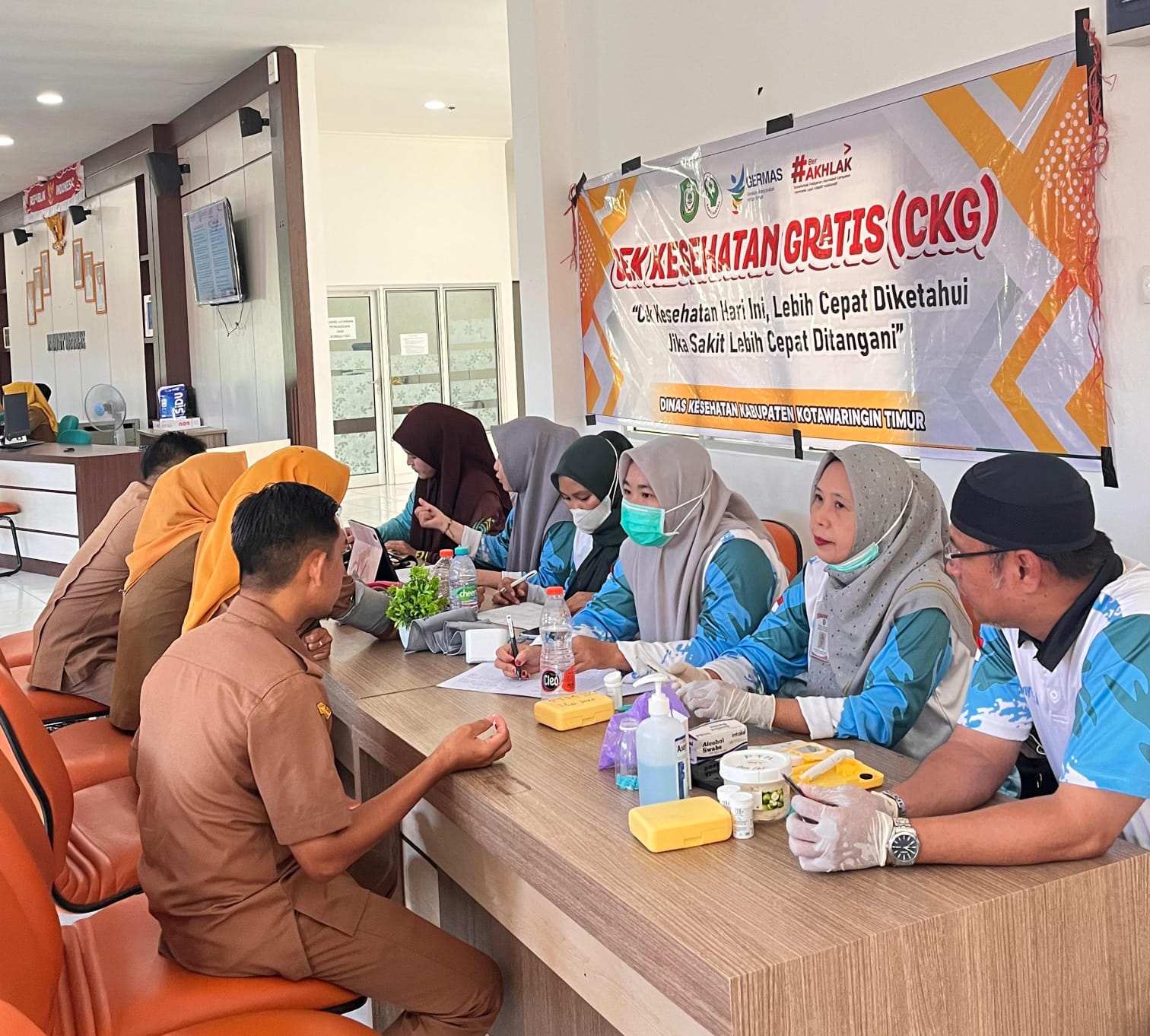 Layanan Cek Kesehatan Gratis Dari Dinkes Kotim Di Mpp Dan Satlantas Jangkau 70 Warga