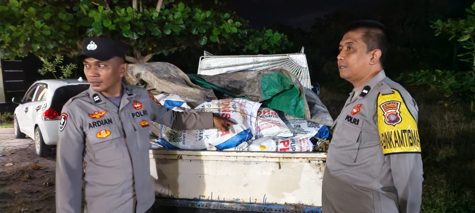 Pengungkapan Ketiga dalam Tiga Bulan, 80 Karung Pupuk Bersubsidi Diamankan Saat Hendak Dibawa ke Sampit